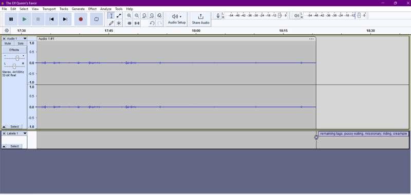 Silly little Behind the Scenes look at the slow process of making an audio