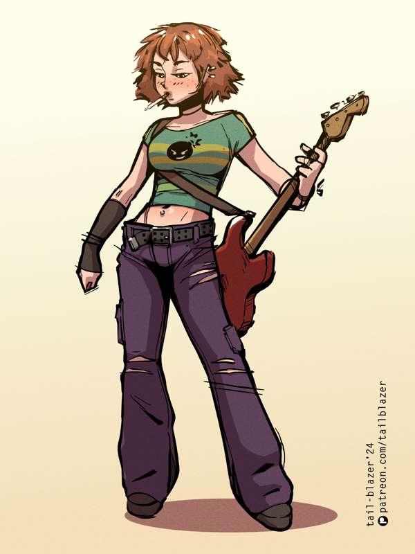 Kim Pine in Tail-Blazer style