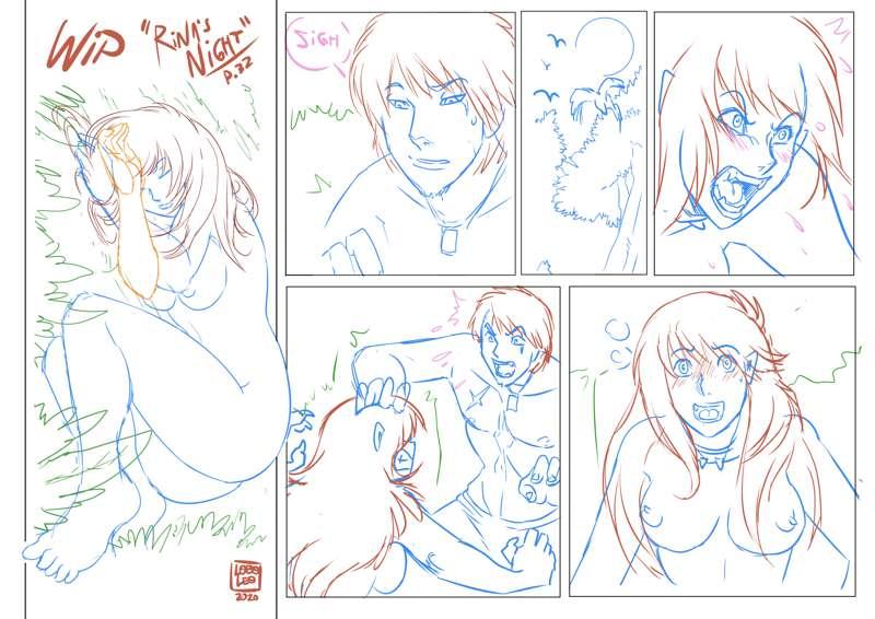 Rina's Night (Page 32) SKETCH
