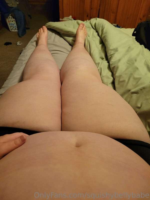 Any tip amount gets a video of me playing with my belly sent..