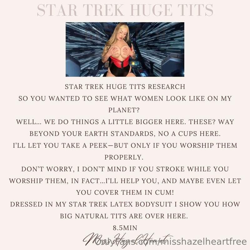 Star Trek huge tits researchSo you wanted to see what women ..
