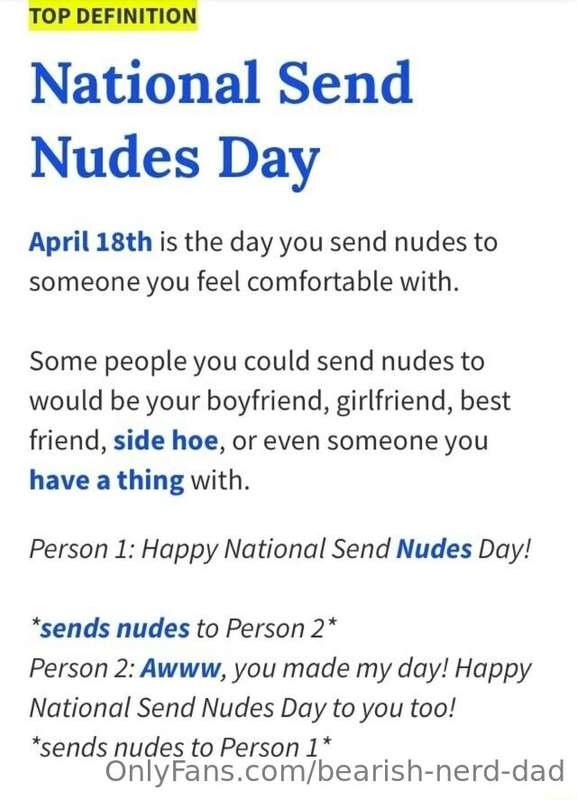 Free free to send one if you want today 😉 You can also SS th..