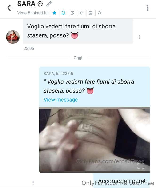 😜 Quella Porca di @chiedimi_di_sara è servita! 💦💦💦💦💦🥛🥛🥛🥛🥛