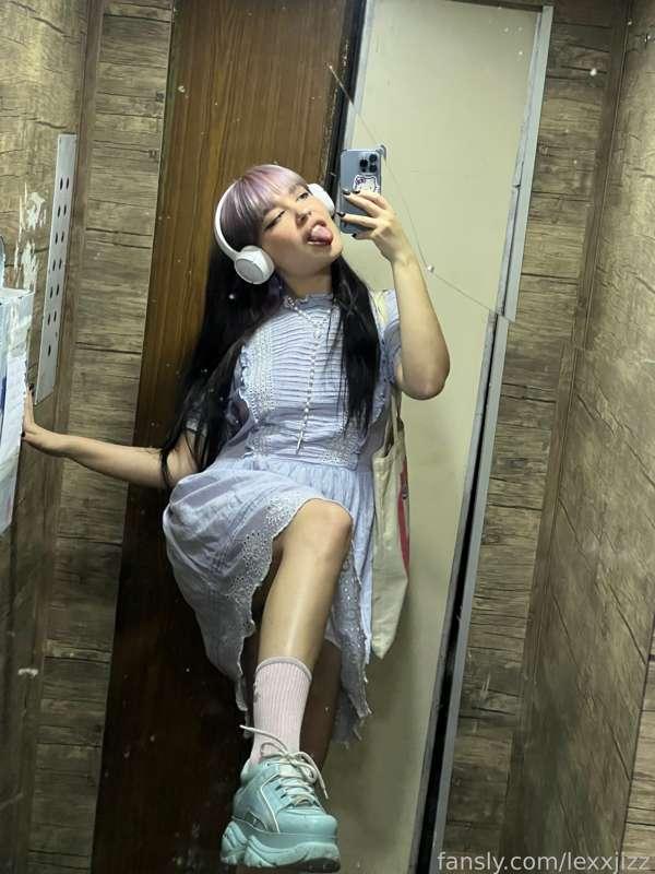 going out for a walk^^ who knows if i’m wearing any panties…. 

#dress #sneakers #tongue #cute #outfit #life #lifestyle #gfe #girlnextdoor #egirl #young