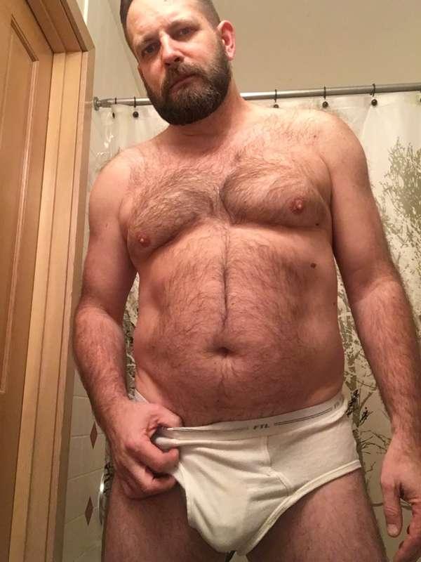 Just playing around in some old worn out briefs.  I had a re..