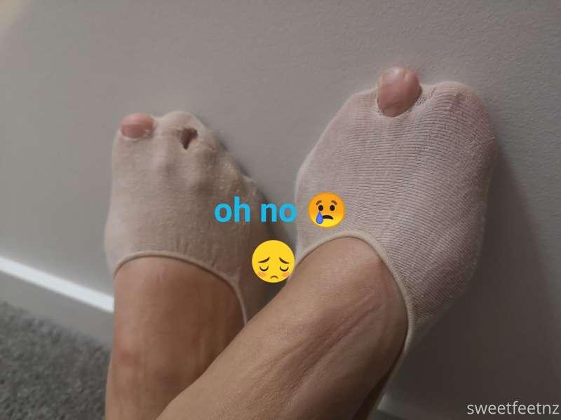 Rip ballet socks 😢