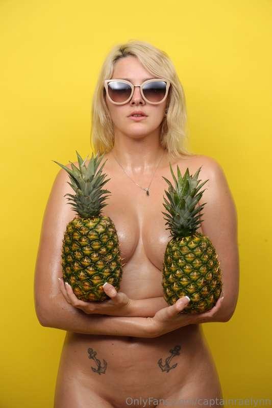 Would you eat this fruit from the back? 🍍🍽️