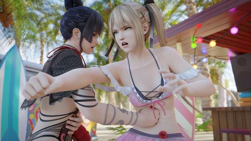 Marie Rose vs Nyotengu - Bellypunch! (4K)