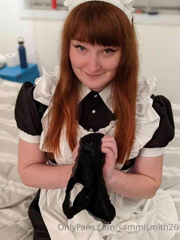 Daddy gave his maid a dripping creampie! More pictures from ..