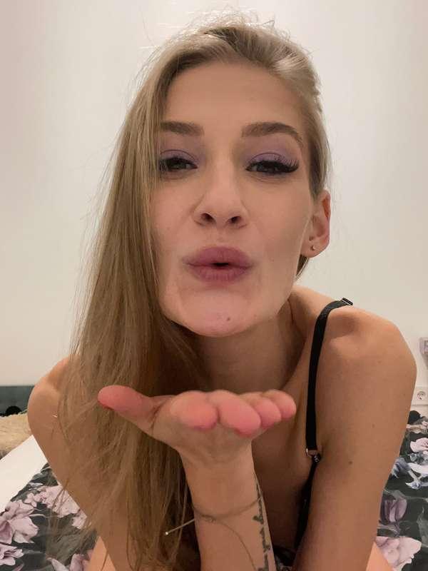I blow you..... A kiss. x
