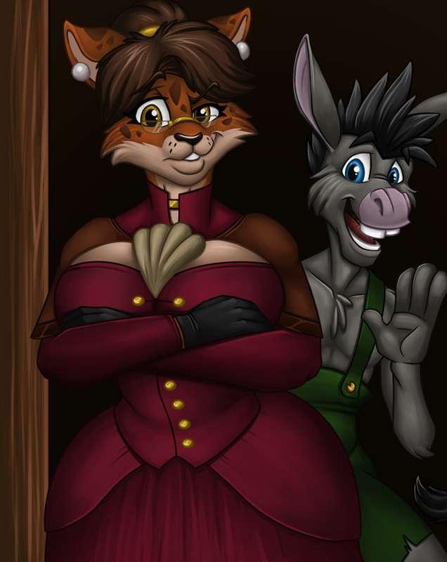 Madame Naomi and Jack'o - colored