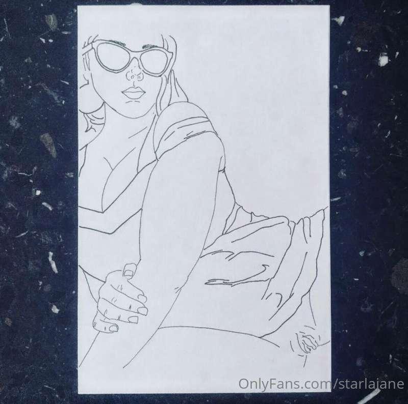 A friend on Instagram drew me!