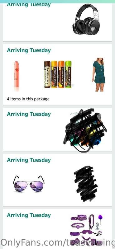 Bought a couple things for my upcoming trip! Thank you to an..