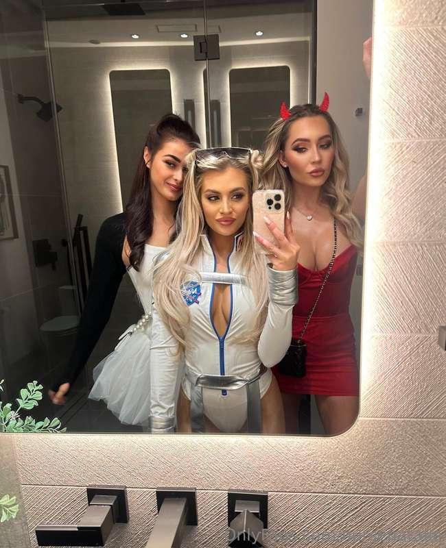Happy Halloween from me and my babes @chemwithwren @bitesbab..