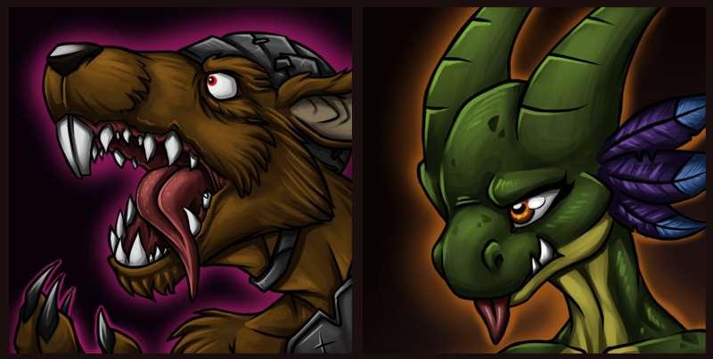 Sewer monster's portraits