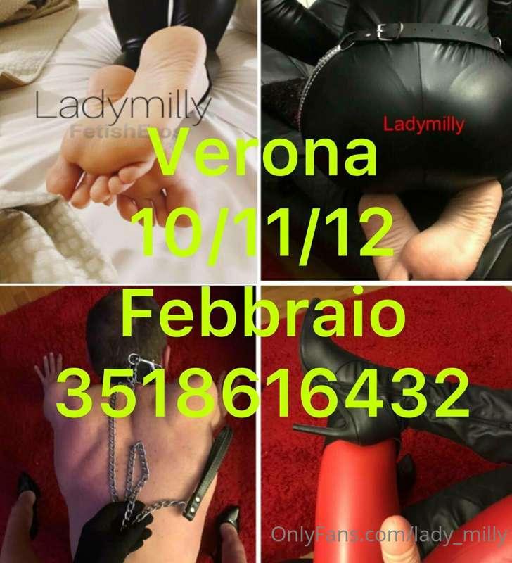 Tra pochi giorni come vi ho anticipato sarò a Verona!
Se mi ..