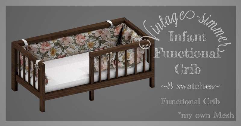 ˗ˏˋFunctional Infant Crib ˎˊ˗ Public realase: July 10