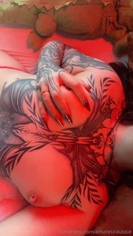 in love with my tattoos