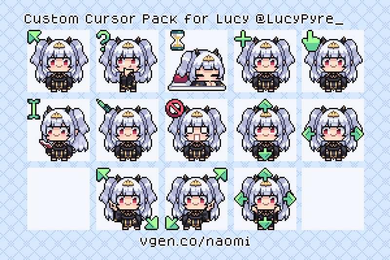 CUSTOM CURSOR PACK :D