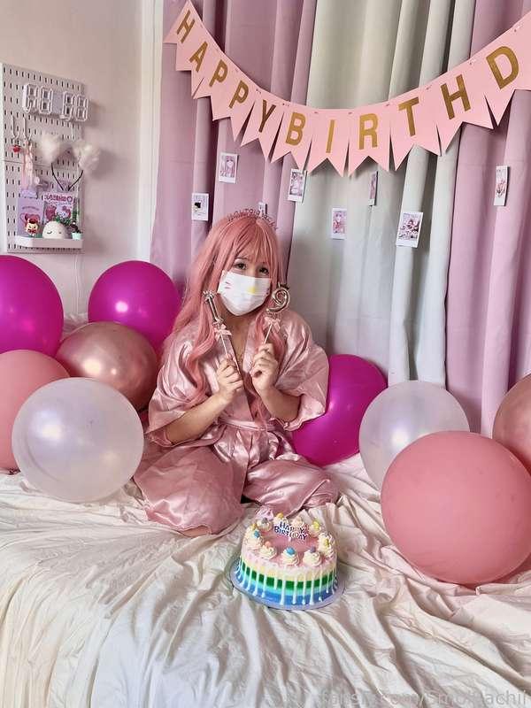 yattaaa~~ sachi-chan had a smol birthday party at home during the birthday ૮ ˶ᵔ ᵕ ᵔ˶ ა

sachi-chan had fun and was happy because celebrating it became possible &lt;3 the cake was really yummy! (so i didnt ruin it and play with it XD) 19-year old sachi is full of love and life ⋆𐙚₊˚⊹♡ i wish i got to celebrate with everyone thooo!

sachi-chan is still accepting gifts tho! hihi~~ i didn't really get one except the cake from my aunt and a cute little something from panda bear JJ UwU

#fyp #birthday #japanese #asian #egirl #cosplay #young #teen #petite