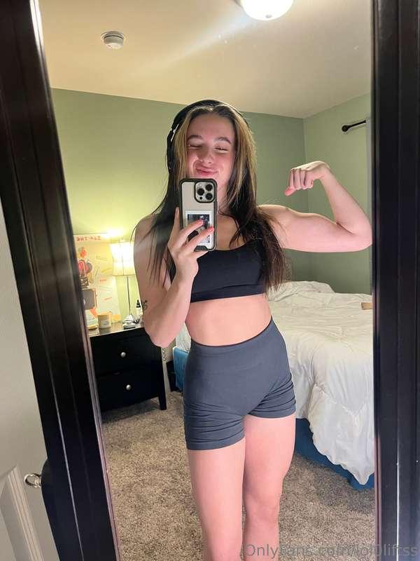 Just a flex and a wink! 😉