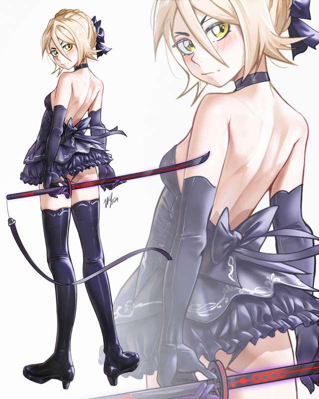 [R-18] Alter Saber x Rukia + NSFW variations