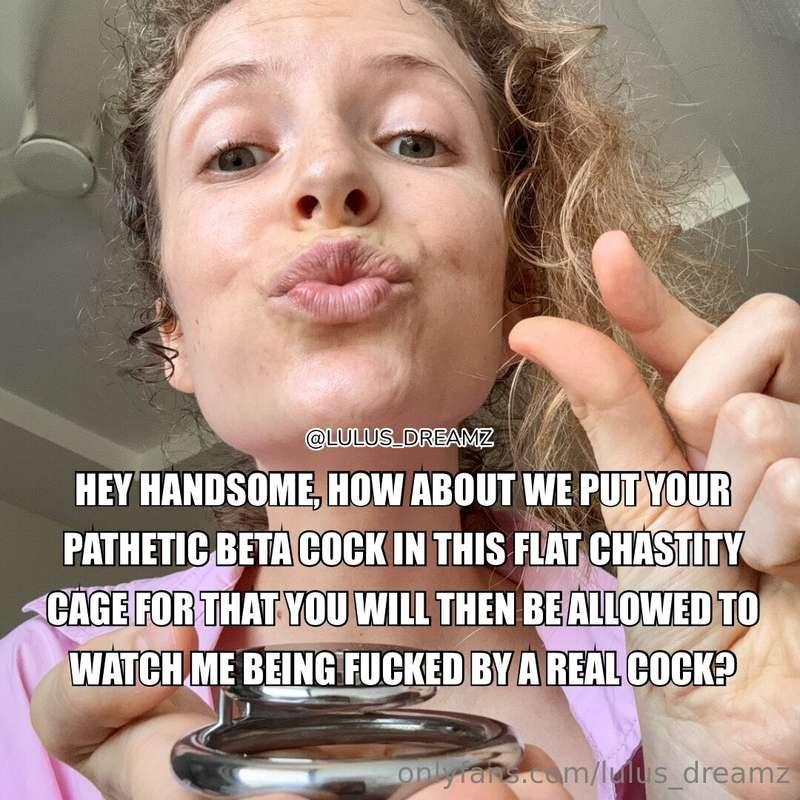 How about we put your loser cock in the place he belongs jus..