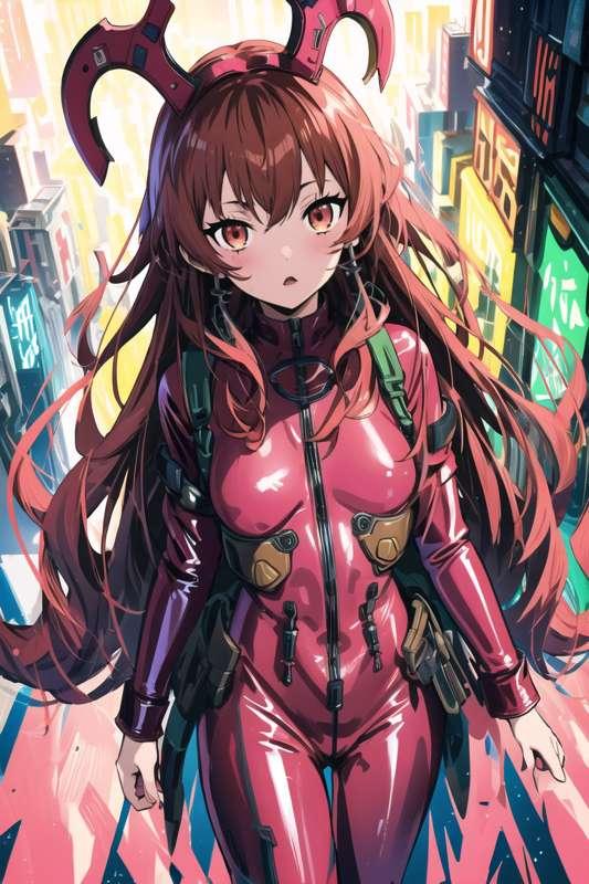 リク絵　ラバースーツエリス　約36枚