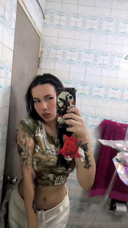 Playing with my toy makes my nipples so hard🤤 You'd like how..