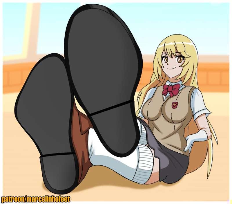 Shokuhou Misaki Shoes, Socks, Feet and Dirty feet (Exclusive)
