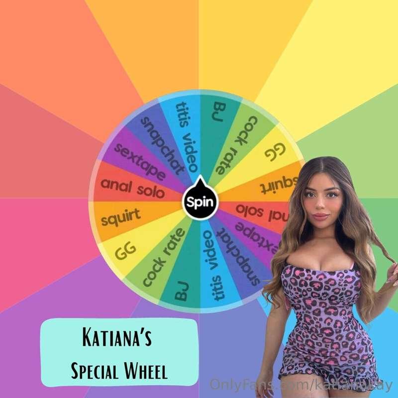 💝January Special Wheel💝
Let’s play together!
🎁 1 spin $15
🎁 ..