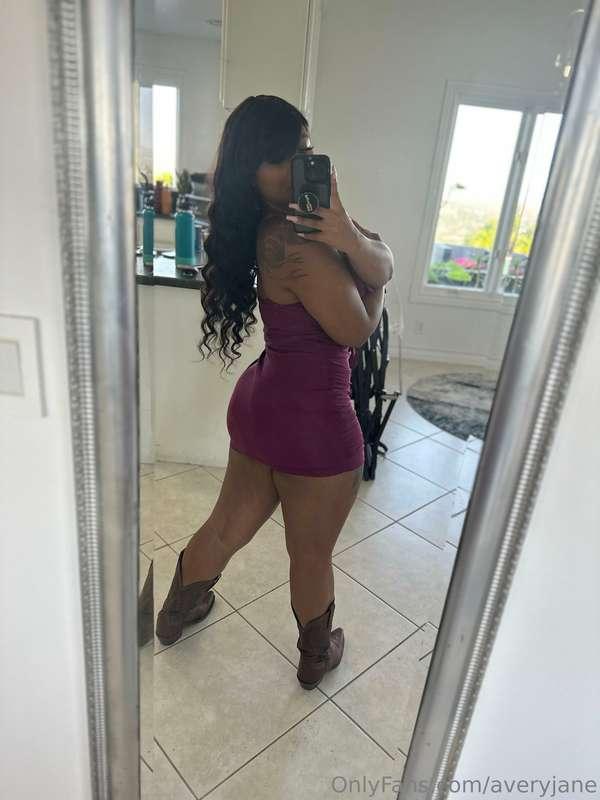 You won't be able to resist sliding up this dress once we're..