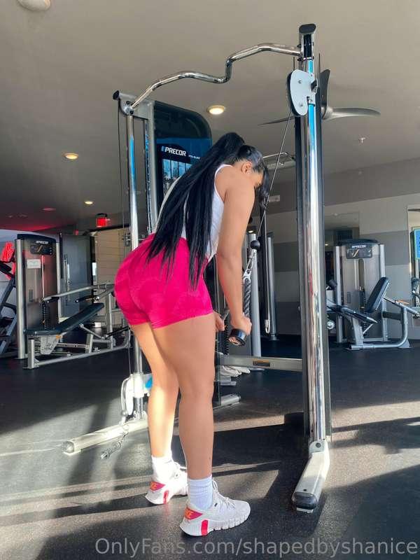 Tricep cable extensions for the flabby part of your arm haha..