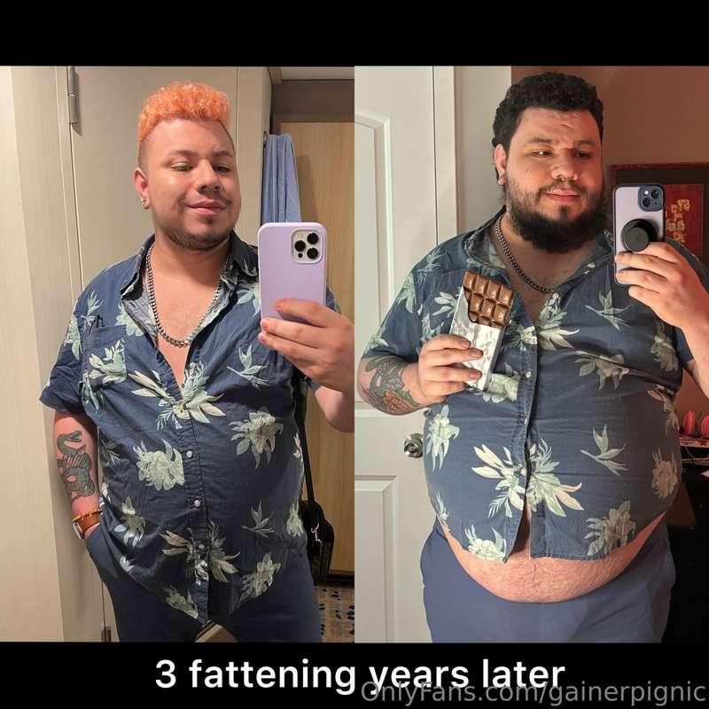 3 fattening years later🐷