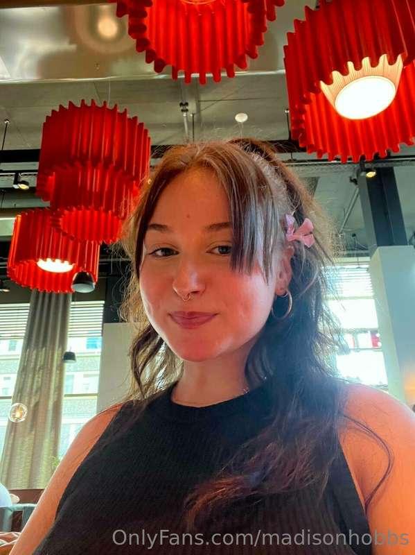 i went to the restaurant today with my friends from uni, wha..