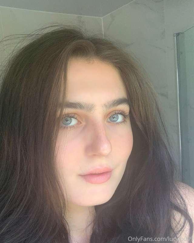 I’ve often been told my pretty blue eyes make me look like a..