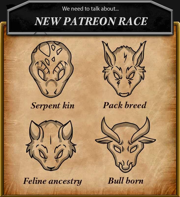 New patreon race