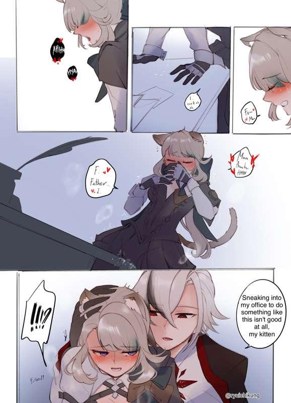 Naughty kitty