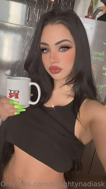 Cup #2 I'm gonna have so much energy, how u want me to use i..