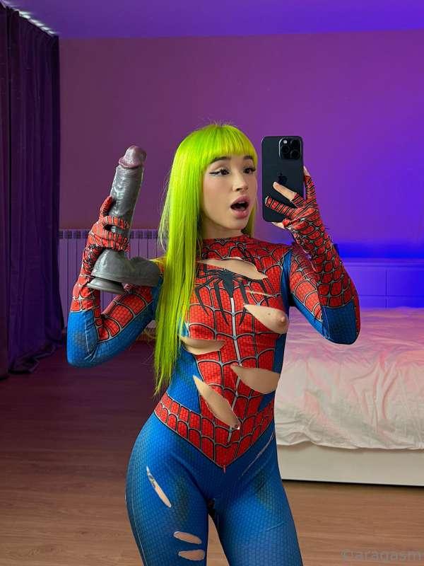 Wanna see me fucking Venom's 30cm (12 inches) cock? 😳❤️‍🔥