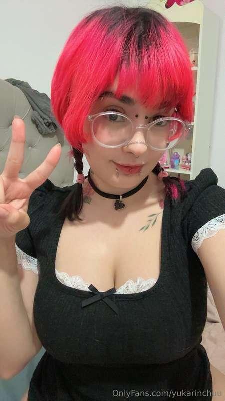 Me quedaba bonito el pelo rojo ❤️ aunque solo lo tuve así po..