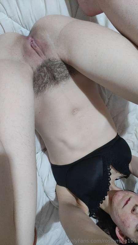 Freshly shaved and out the shower 