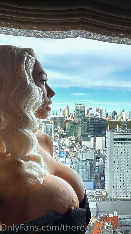 Looking out at Tokyo