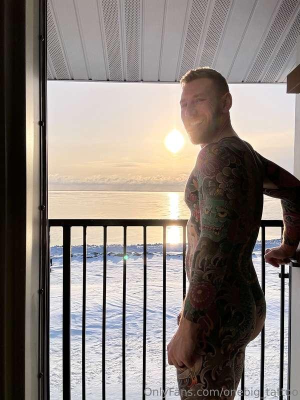 It was absolutely arctic, but somehow made the view even mor..