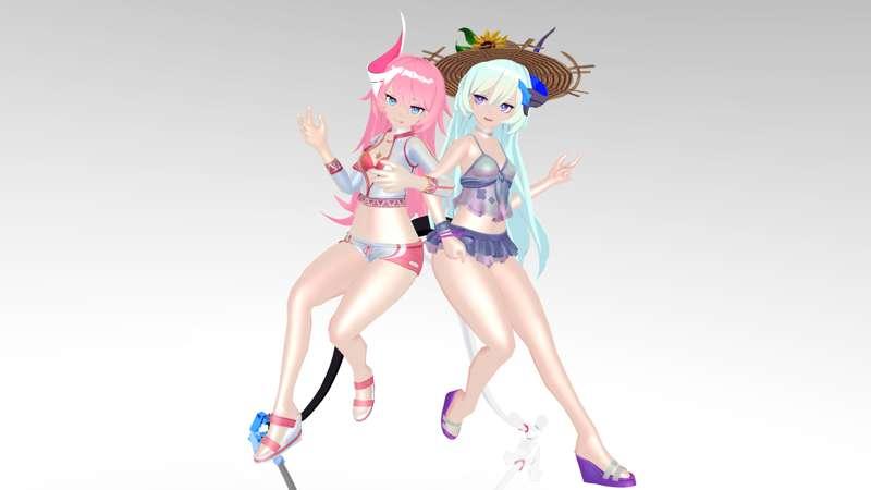 MMD Rosalia & Lilia Summer 2 DL