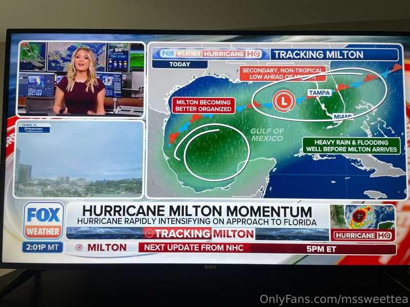 Yikes, Milton! Is coming right for me 😅 everyone have a safe..