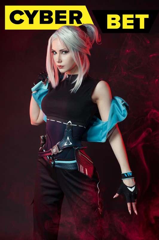 Jett (Valorant) × CYBERBET Collab Photoshoot! 