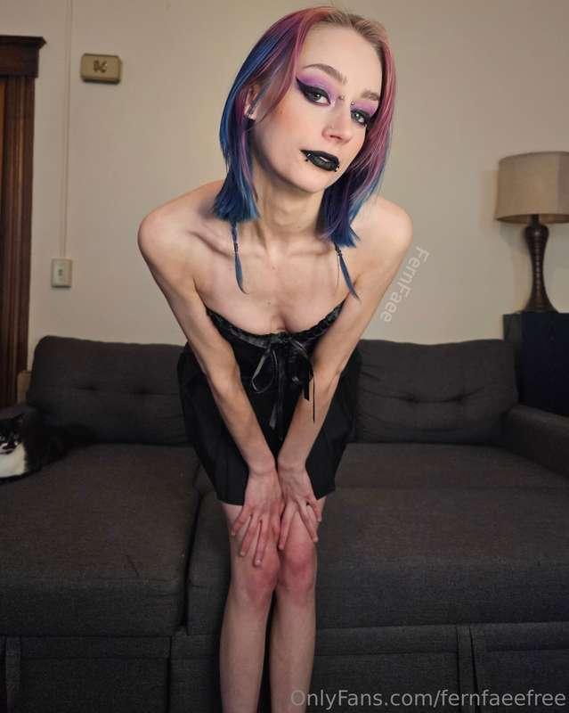 Even tiny tits look good in a corset 💜