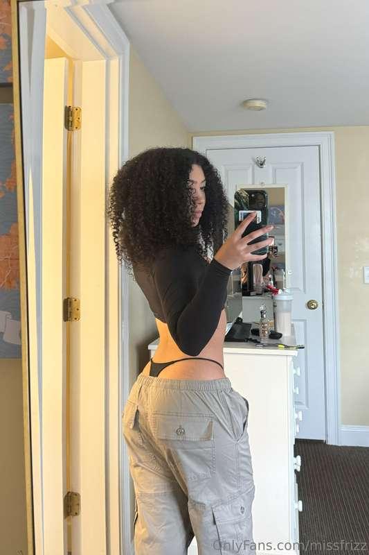 Can't tell whats giving more... my hair or my 🍑😏