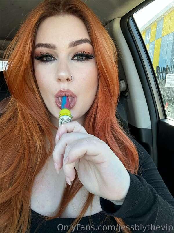 I just love sucking on things…